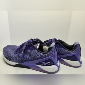 Reebok Shoes Women's 5.5 Nano X1 Grit Dark Purple Cross Training Sneakers - worn